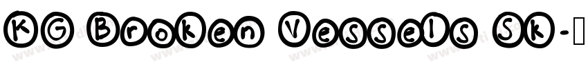 KG Broken Vessels Sk字体转换